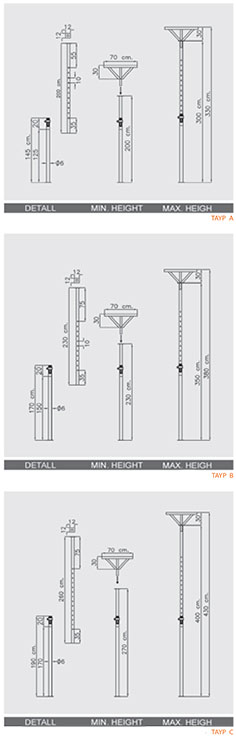 types of specification steel prop jack